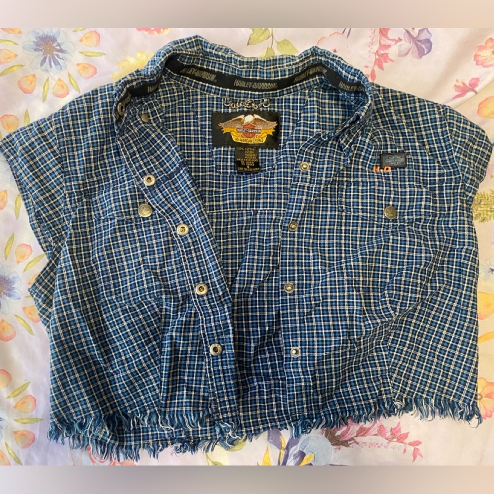 Harley davidson crop top